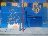 Mural - Graffiti - Pintada - "Dios" Mural de la Barra: La Banda de Villa Crespo • Club: Atlanta