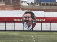 Mural - Graffiti - Pintada - "Mural de Tito Drago en el estadio de Villa El Salvador" Mural de la Barra: La Banda del Basurero • Club: Deportivo Municipal