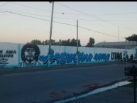 Mural - Graffiti - Pintada - "ARGENTINO COMO D10S." Mural de la Barra: La Banda del Mate • Club: Argentino de Quilmes