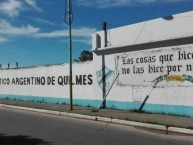Mural - Graffiti - Pintadas - "Las cosas que hice por vos, no las hice por nadie" Mural de la Barra: La Banda del Mate • Club: Argentino de Quilmes • País: Argentina