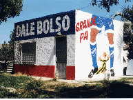 Mural - Graffiti - Pintadas - Mural de la Barra: La Banda del Parque • Club: Nacional • País: Uruguay