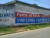 Mural - Graffiti - Pintada - "La Banda del Parque La Que Nunca Abandona" Mural de la Barra: La Banda del Parque • Club: Nacional