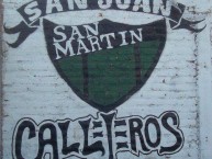 Mural - Graffiti - Pintadas - Mural de la Barra: La Banda del Pueblo Viejo • Club: San Martín de San Juan • País: Argentina