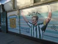 Mural - Graffiti - Pintadas - "homenaje a Javier zanetti" Mural de la Barra: La Banda del Sur • Club: Banfield • País: Argentina