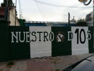 Mural - Graffiti - Pintadas - "nuestro d10s" Mural de la Barra: La Banda del Sur • Club: Banfield • País: Argentina