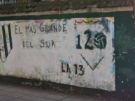 Mural - Graffiti - Pintadas - "el mas grande del sur" Mural de la Barra: La Banda del Sur • Club: Banfield • País: Argentina