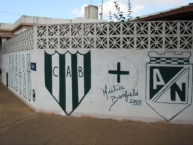 Mural - Graffiti - Pintadas - "amistad con atlético nacional" Mural de la Barra: La Banda del Sur • Club: Banfield • País: Argentina