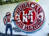 Mural - Graffiti - Pintada - Mural de la Barra: La Banda Nº 1 • Club: Huracán Las Heras