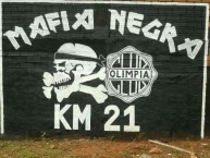 Mural - Graffiti - Pintada - "Mafia negra" Mural de la Barra: La Barra 79 • Club: Olimpia