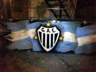 Mural - Graffiti - Pintadas - Mural de la Barra: La Barra de Caseros • Club: Club Atlético Estudiantes • País: Argentina