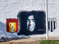 Mural - Graffiti - Pintada - Mural de la Barra: La Barra de Caseros • Club: Club Atlético Estudiantes