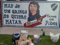Mural - Graffiti - Pintadas - "Mas de un gringo se quiere matar, vamos los pibes" Mural de la Barra: La Brava • Club: Alvarado • País: Argentina