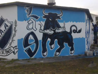 Mural - Graffiti - Pintadas - "La banda del pincel" Mural de la Barra: La Brava • Club: Alvarado • País: Argentina
