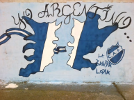 Mural - Graffiti - Pintadas - "Yo argentino, la banda loka" Mural de la Barra: La Brava • Club: Alvarado • País: Argentina
