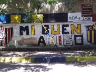 Mural - Graffiti - Pintadas - "Amistad con Rosario Central" Mural de la Barra: La Famosa Banda de San Martin • Club: Chacarita Juniors • País: Argentina