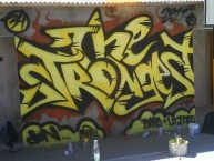 Mural - Graffiti - Pintada - Mural de la Barra: La Gloriosa Ultra Sur 34 • Club: The Strongest