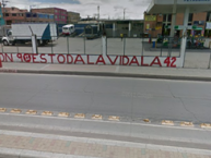 Mural - Graffiti - Pintada - "Patio Bonito -Bogotá D.C" Mural de la Barra: La Guardia Albi Roja Sur • Club: Independiente Santa Fe