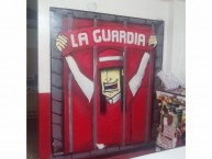 Mural - Graffiti - Pintada - Mural de la Barra: La Guardia Albi Roja Sur • Club: Independiente Santa Fe