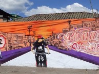 Mural - Graffiti - Pintada - "BRAYIS QUERIDO." Mural de la Barra: La Guardia Albi Roja Sur • Club: Independiente Santa Fe