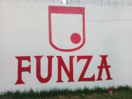 Mural - Graffiti - Pintada - "FUNZA ES DEL LEÓN." Mural de la Barra: La Guardia Albi Roja Sur • Club: Independiente Santa Fe
