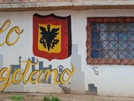 Mural - Graffiti - Pintadas - "SANTA FE ORGULLO BOGOTANO" Mural de la Barra: La Guardia Albi Roja Sur • Club: Independiente Santa Fe • País: Colombia