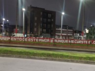 Mural - Graffiti - Pintadas - Mural de la Barra: La Guardia Albi Roja Sur • Club: Independiente Santa Fe • País: Colombia