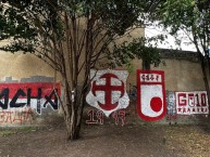 Mural - Graffiti - Pintada - Mural de la Barra: La Guardia Albi Roja Sur &bull; Club: Independiente Santa Fe
