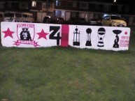 Mural - Graffiti - Pintada - Mural de la Barra: La Guardia Albi Roja Sur &bull; Club: Independiente Santa Fe