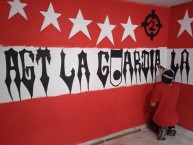 Mural - Graffiti - Pintadas - Mural de la Barra: La Guardia Albi Roja Sur &bull; Club: Independiente Santa Fe &bull; País: Colombia