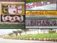 Mural - Graffiti - Pintadas - "Barrio Roma Cardenal" Mural de la Barra: La Guardia Albi Roja Sur • Club: Independiente Santa Fe • País: Colombia