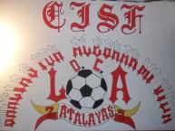 Mural - Graffiti - Pintada - "La Academia D.C- Bosa del León" Mural de la Barra: La Guardia Albi Roja Sur • Club: Independiente Santa Fe