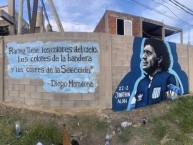 Mural - Graffiti - Pintadas - Mural de la Barra: La Guardia Imperial &bull; Club: Racing Club &bull; País: Argentina