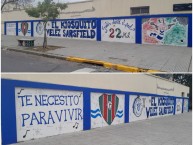 Mural - Graffiti - Pintada - Mural de la Barra: La Pandilla de Liniers • Club: Vélez Sarsfield