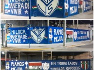Mural - Graffiti - Pintada - Mural de la Barra: La Pandilla de Liniers • Club: Vélez Sarsfield