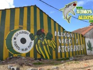 Mural - Graffiti - Pintada - "Aldosivi vago y atorrante" Mural de la Barra: La Pesada del Puerto • Club: Aldosivi