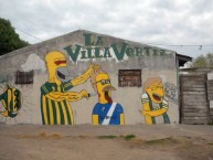 Mural - Graffiti - Pintada - "SIMPSONS en la Villa Vertiz" Mural de la Barra: La Pesada del Puerto • Club: Aldosivi