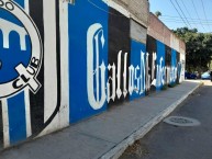 Mural - Graffiti - Pintada - Mural de la Barra: La Resistencia Albiazul &bull; Club: Querétaro