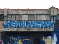 Mural - Graffiti - Pintada - "Mural Tembladerani La Paz - Barrio Bolivarista" Mural de la Barra: La Vieja Escuela • Club: Bolívar