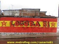 Mural - Graffiti - Pintadas - "LA BANDA DEL MORELIA ~ LA FAMOSA BANDA DEL PONIENTE" Mural de la Barra: Locura 81 &bull; Club: Monarcas Morelia &bull; País: México