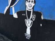 Mural - Graffiti - Pintada - "Omar Merlo" Mural de la Barra: Los Acereros • Club: Huachipato