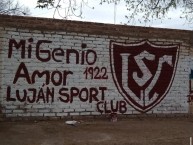 Mural - Graffiti - Pintada - Mural de la Barra: Los Borrachos de Luján &bull; Club: Luján Sport Club