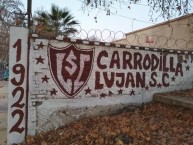 Mural - Graffiti - Pintada - Mural de la Barra: Los Borrachos de Luján &bull; Club: Luján Sport Club