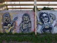 Mural - Graffiti - Pintada - Mural de la Barra: Los Borrachos del Mastil • Club: Altos Hornos Zapla