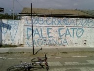Mural - Graffiti - Pintadas - Mural de la Barra: Los Cruzados • Club: Universidad Católica • País: Chile