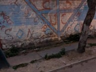 Mural - Graffiti - Pintadas - "El 'Mural de la Humildad'." Mural de la Barra: Los Cruzados • Club: Universidad Católica • País: Chile
