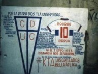 Mural - Graffiti - Pintadas - Mural de la Barra: Los Cruzados &bull; Club: Universidad Católica &bull; País: Chile