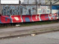 Mural - Graffiti - Pintadas - Mural de la Barra: Los Cruzados &bull; Club: Universidad Católica &bull; País: Chile