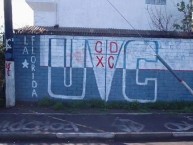 Mural - Graffiti - Pintadas - Mural de la Barra: Los Cruzados &bull; Club: Universidad Católica &bull; País: Chile