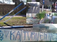 Mural - Graffiti - Pintadas - Mural de la Barra: Los Cruzados &bull; Club: Universidad Católica &bull; País: Chile