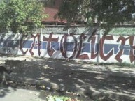 Mural - Graffiti - Pintadas - Mural de la Barra: Los Cruzados &bull; Club: Universidad Católica &bull; País: Chile